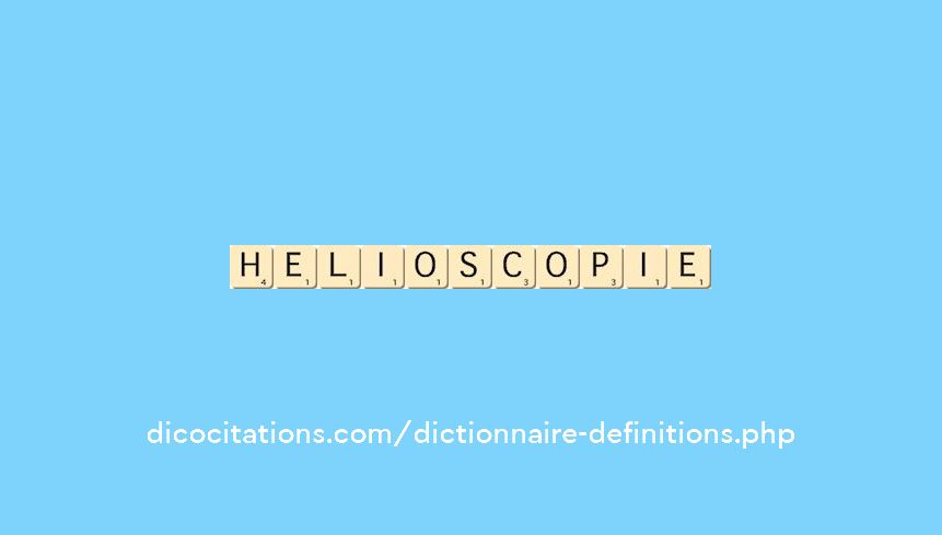 helioscopie