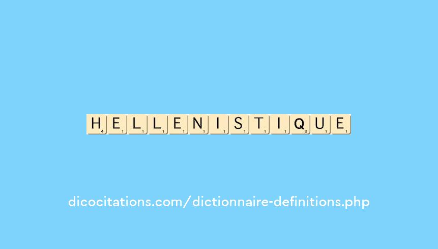 hellenistique hellenistique