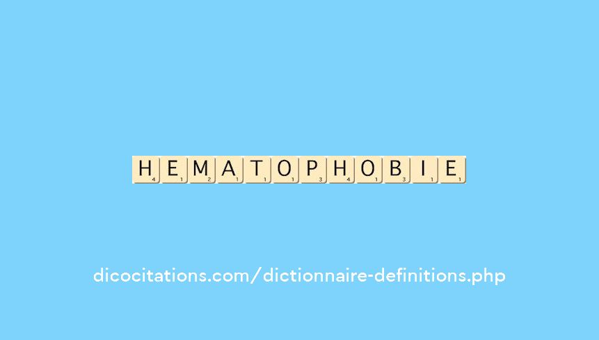 hematophobie
