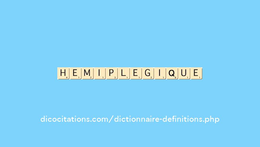 hemiplegique