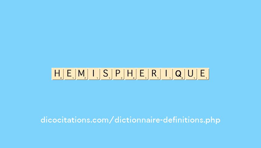 hemispherique hemispherique
