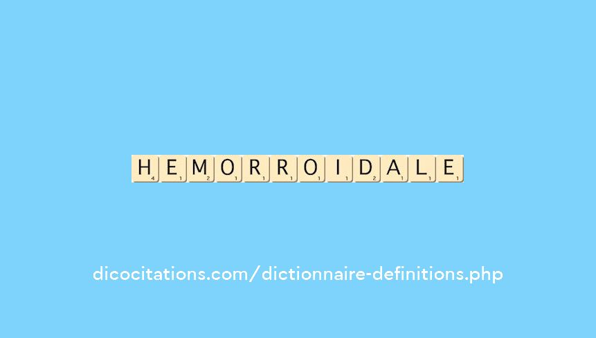 hemorroidale