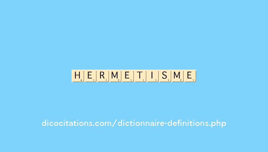 hermetisme hermetisme