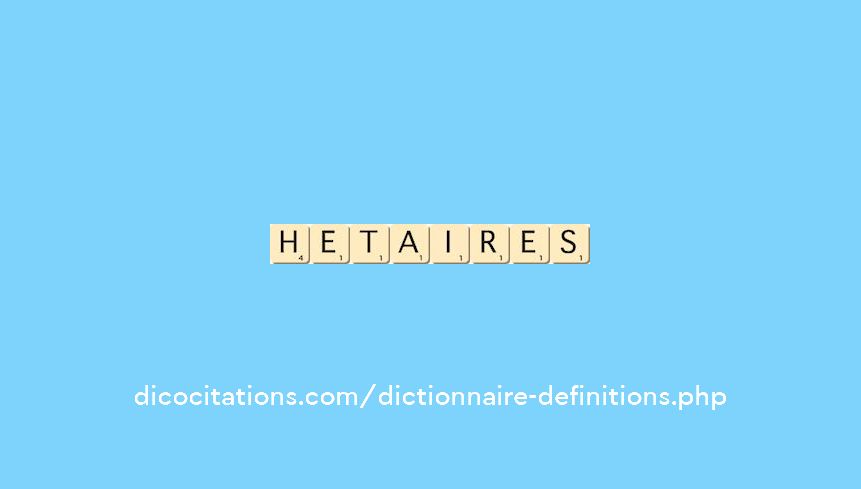 hetaires hetaires