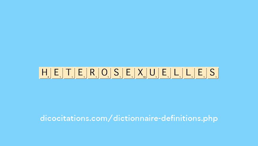 heterosexuelles heterosexuelles