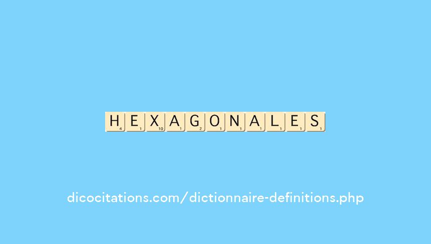 hexagonales hexagonales