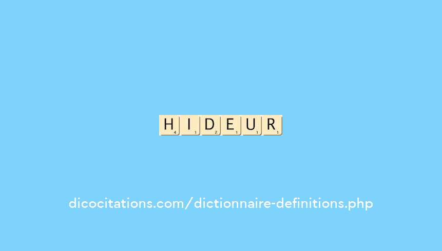 hideur