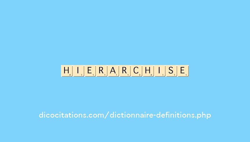 hierarchise hierarchise