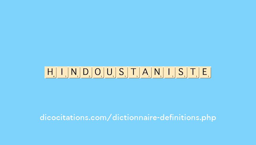 hindoustaniste
