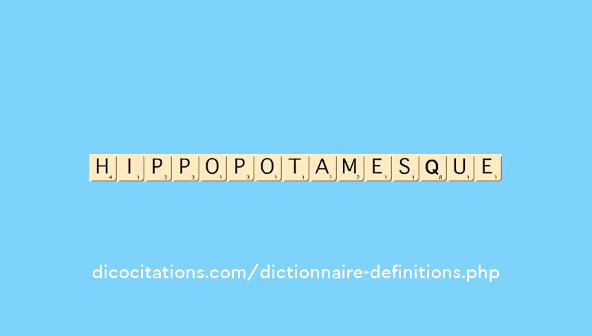 hippopotamesque hippopotamesque