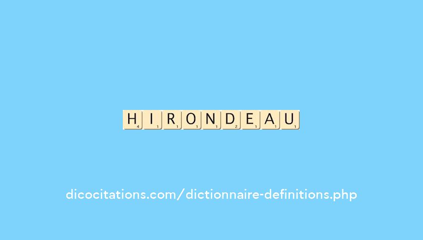 hirondeau