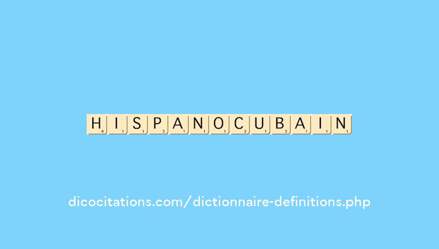 hispano-cubain