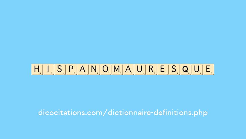 hispano-mauresque hispano-mauresque