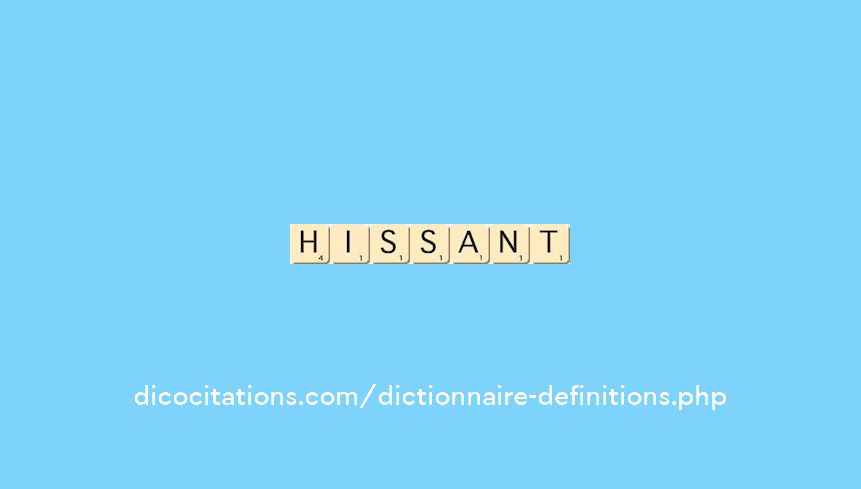 hissant hissant