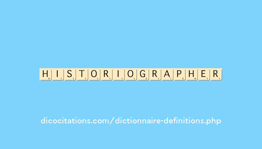historiographer