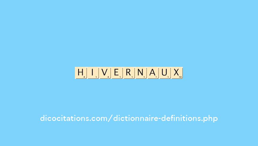 hivernaux hivernaux
