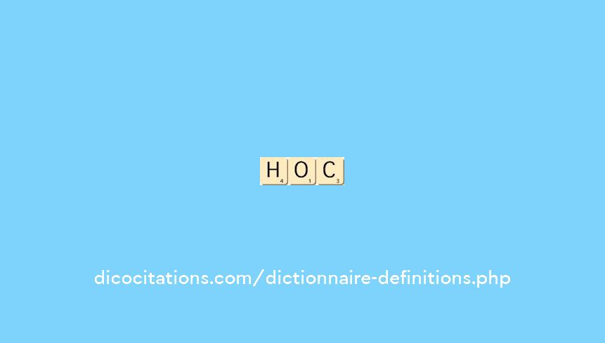 hoc
