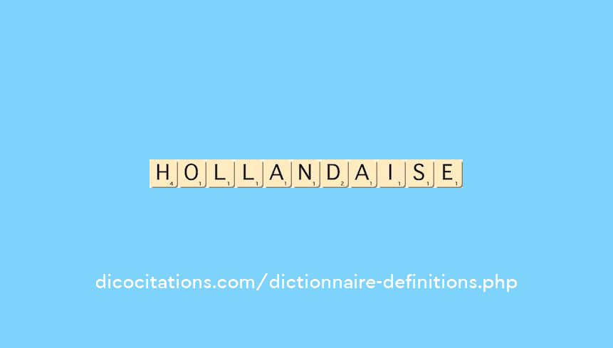 hollandaise hollandaise