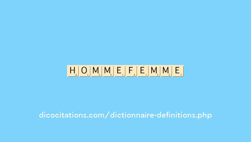 homme-femme homme-femme