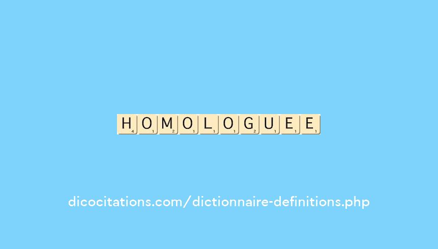 homologuee homologuee