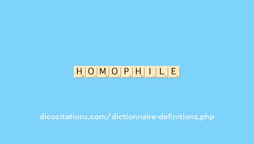 homophile homophile