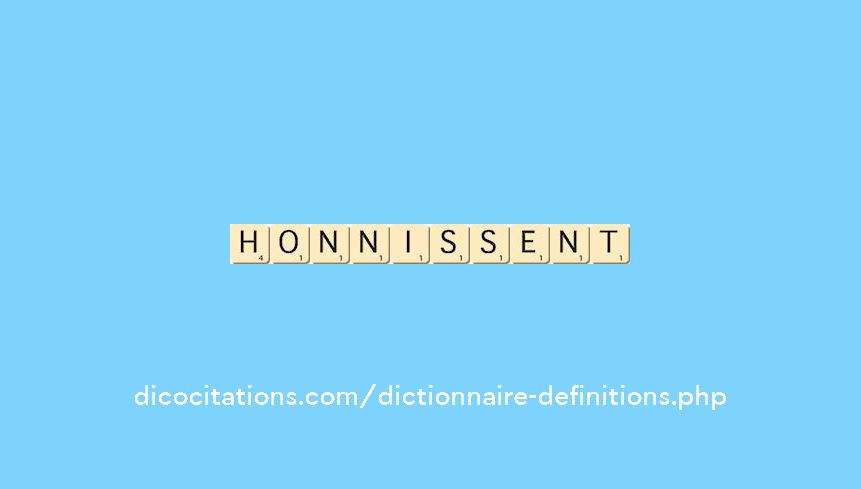 honnissent honnissent