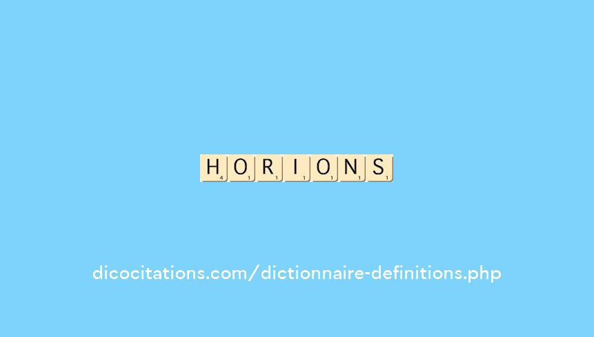 horions horions