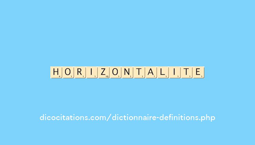 horizontalite