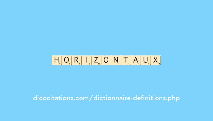 horizontaux horizontaux