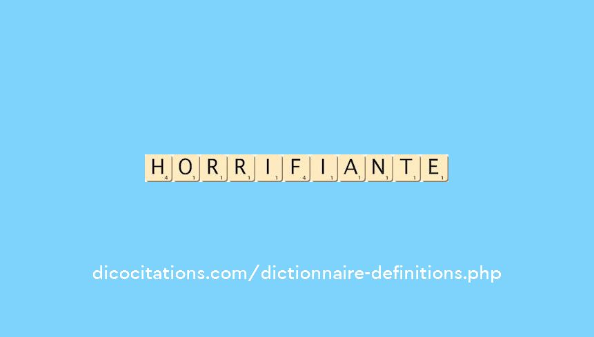 horrifiante horrifiante