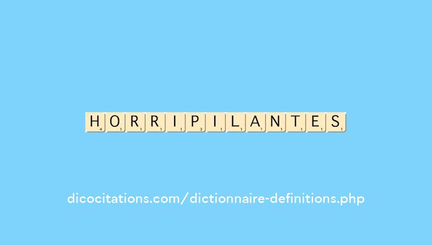 horripilantes horripilantes