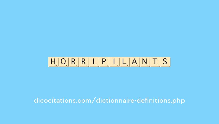 horripilants horripilants