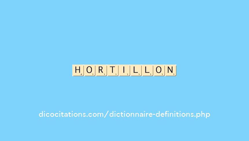 hortillon