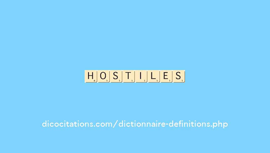 hostiles hostiles