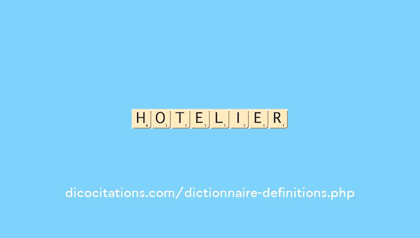 hotelier