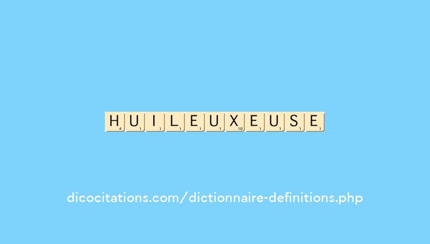 huileux--euse