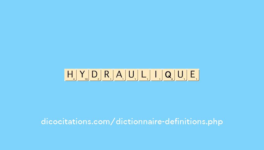 hydraulique