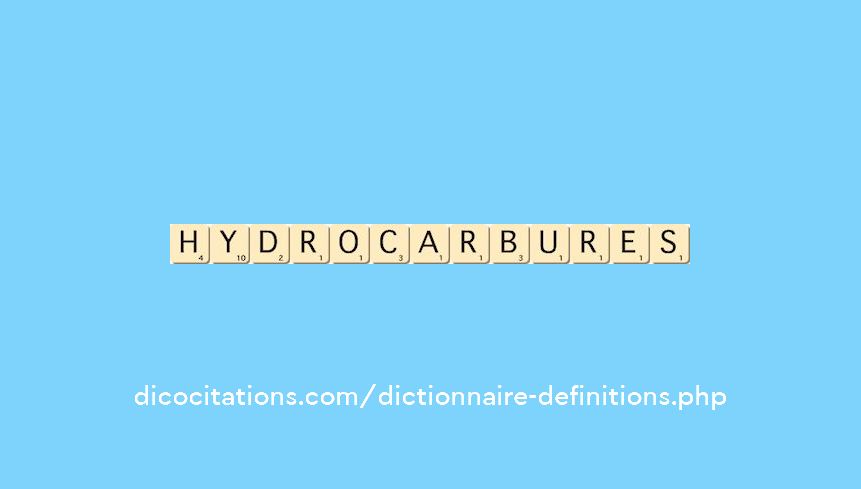 hydrocarbures