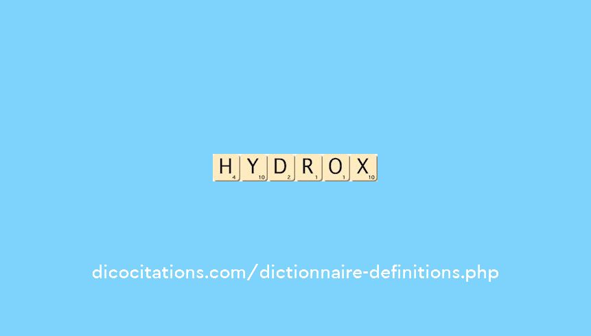 hydrox hydrox