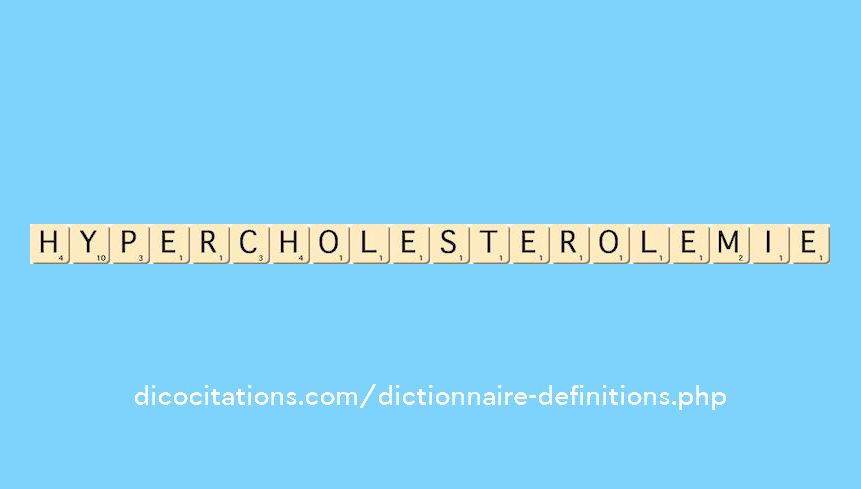 hypercholesterolemie hypercholesterolemie