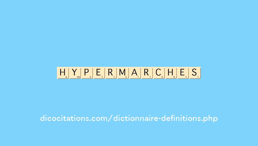 hypermarches hypermarches