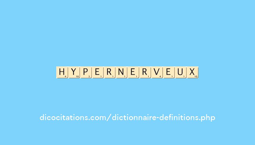 hypernerveux hypernerveux