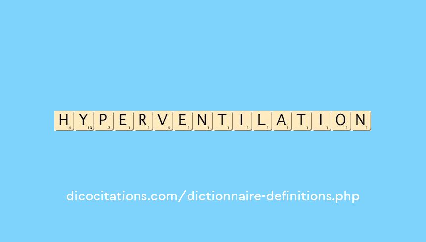 hyperventilation hyperventilation