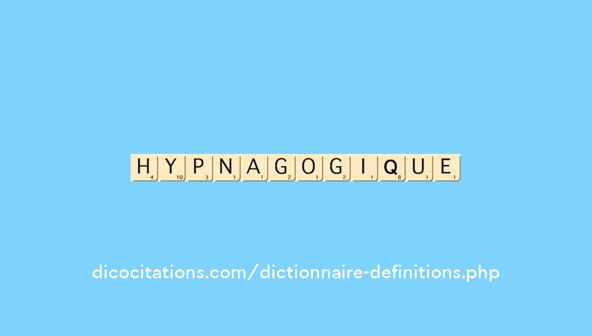 hypnagogique hypnagogique