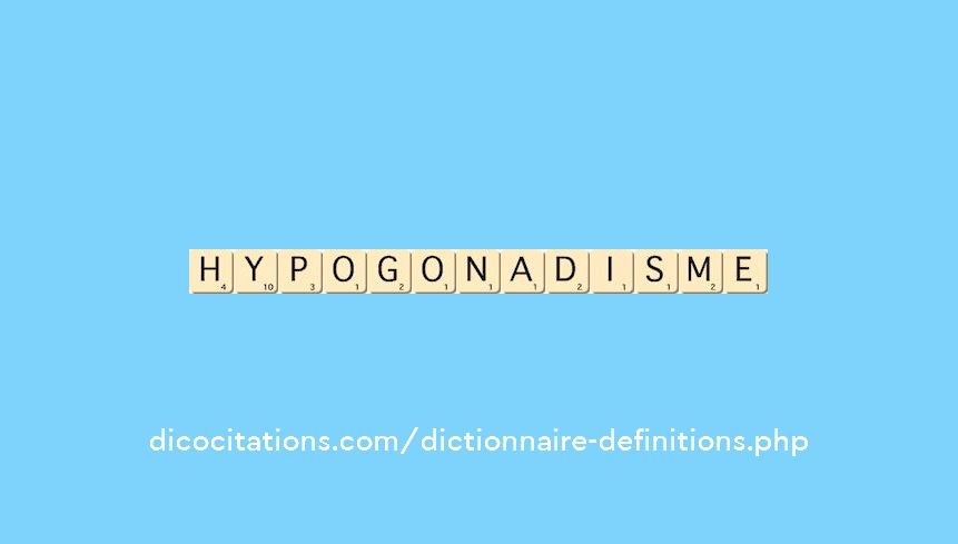 hypogonadisme