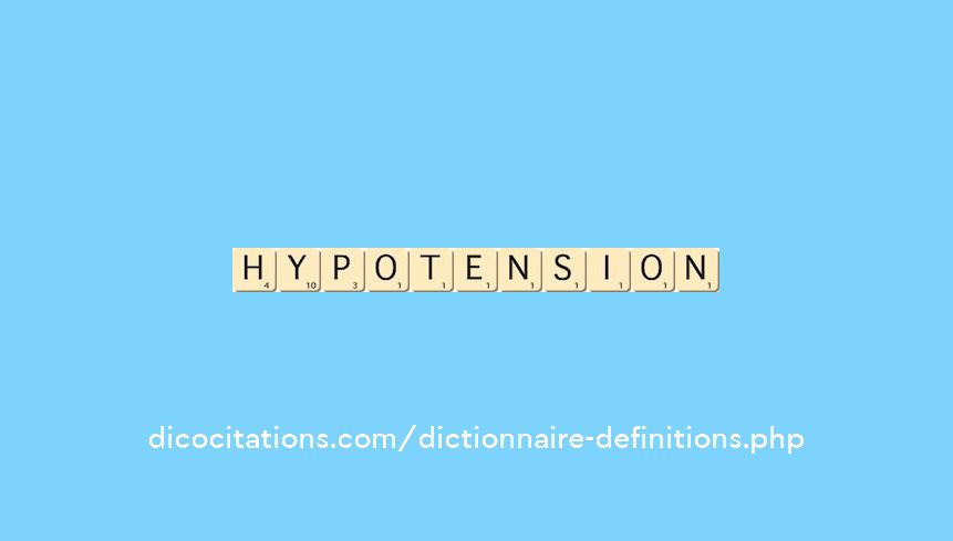 hypotension