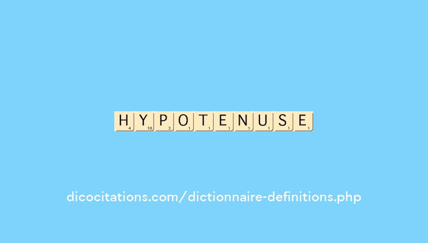 hypotenuse
