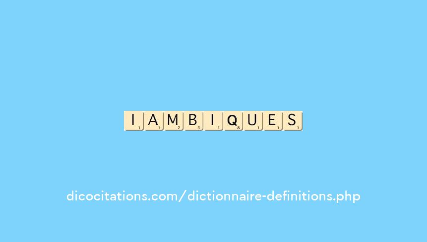 iambiques