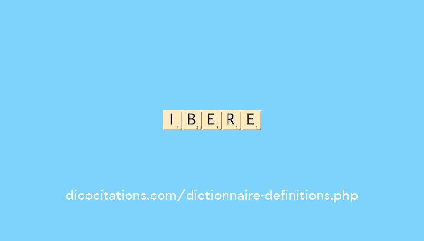 ibere ibere