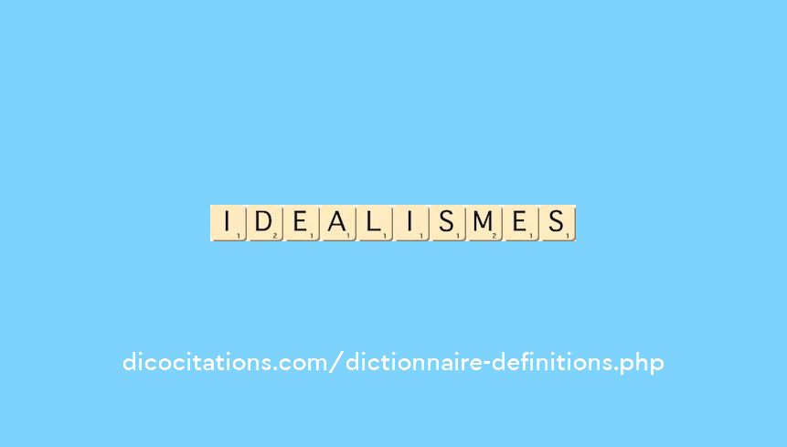 idealismes idealismes